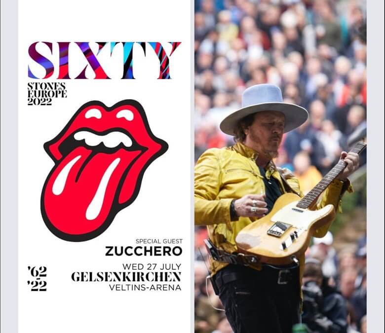 Zucchero aprirà il concerto dei Rolling Stones a Gelsenkirchen