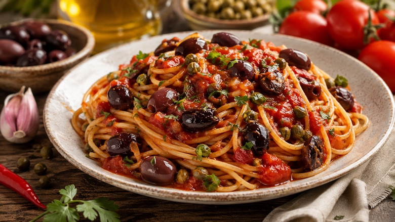 Pasta alla puttanesca: storia, ricetta e curiosità di un grande classico italiano