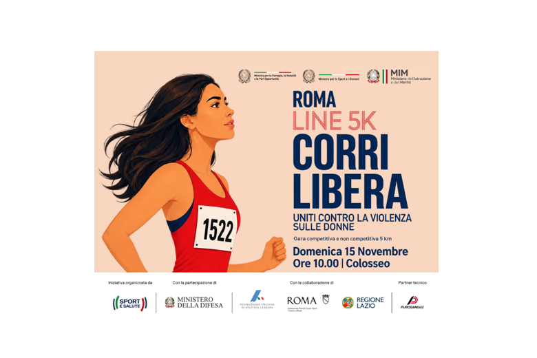 Corri Libera 2026: a Roma una corsa di 5 km contro la violenza sulle donne