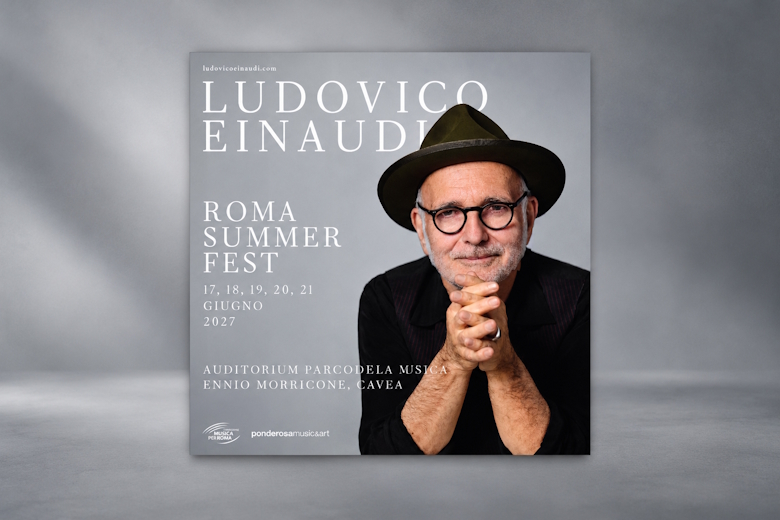 Ludovico Einaudi al Roma Summer Fest 2027 con cinque concerti consecutivi